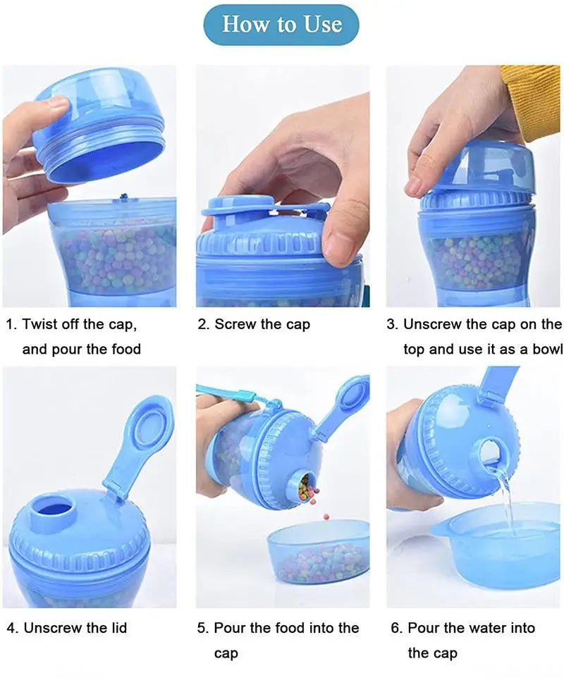 2-in-1 Portable Food Container