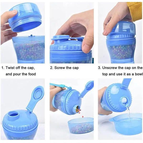 2-in-1 Portable Food Container