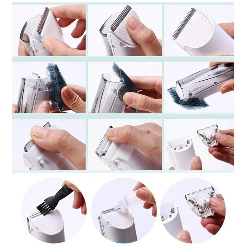 3-speed Cordless Pet Hair Clipper with Vacuum