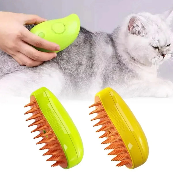 Electric Pet Steam Brush