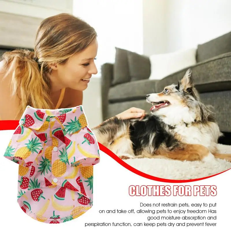 Breathable Summer Dog Shirt