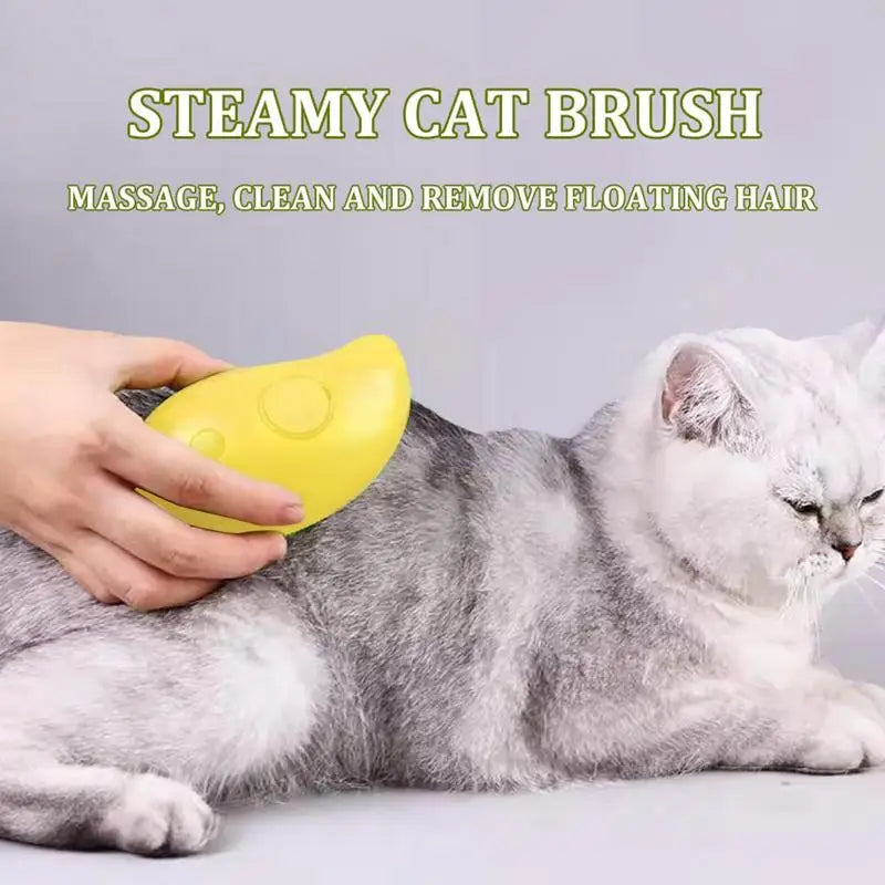 Electric Pet Steam Brush