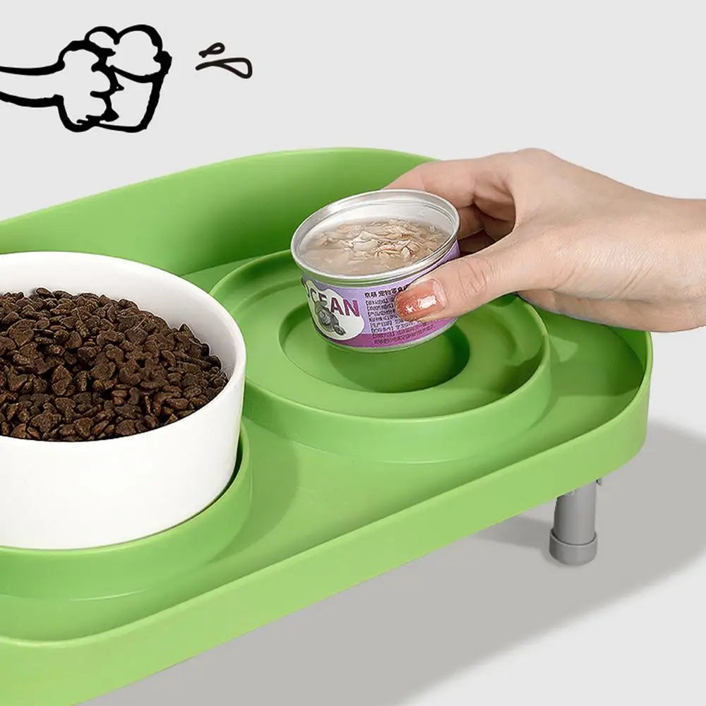 Ergonomic Raised Pet Bowls