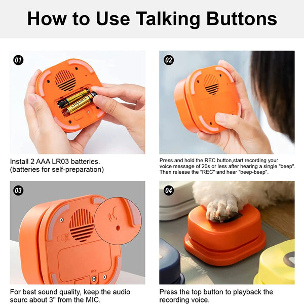 Pet Communication Buttons